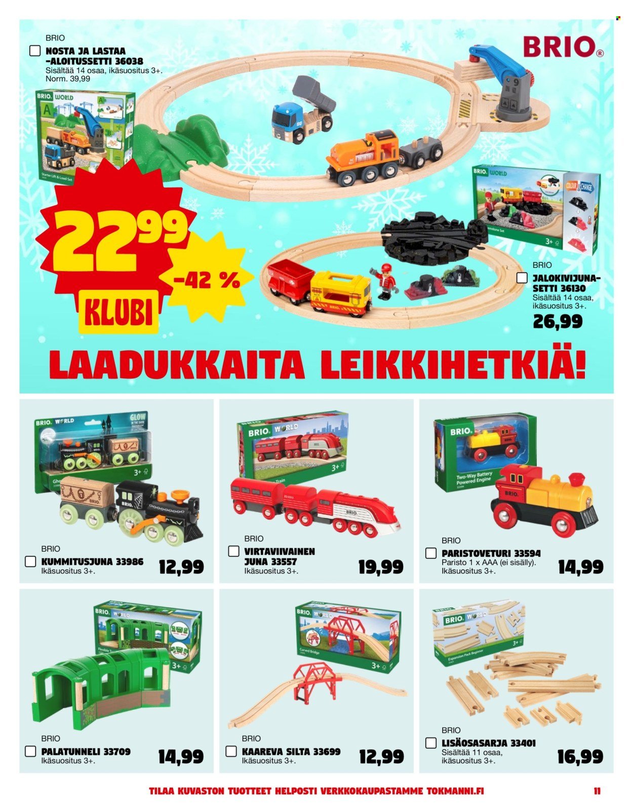 TOKMANNI tarjoukset - Joululelut 2026