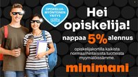 MINIMANI tarjoukset - Lokakuu 2025