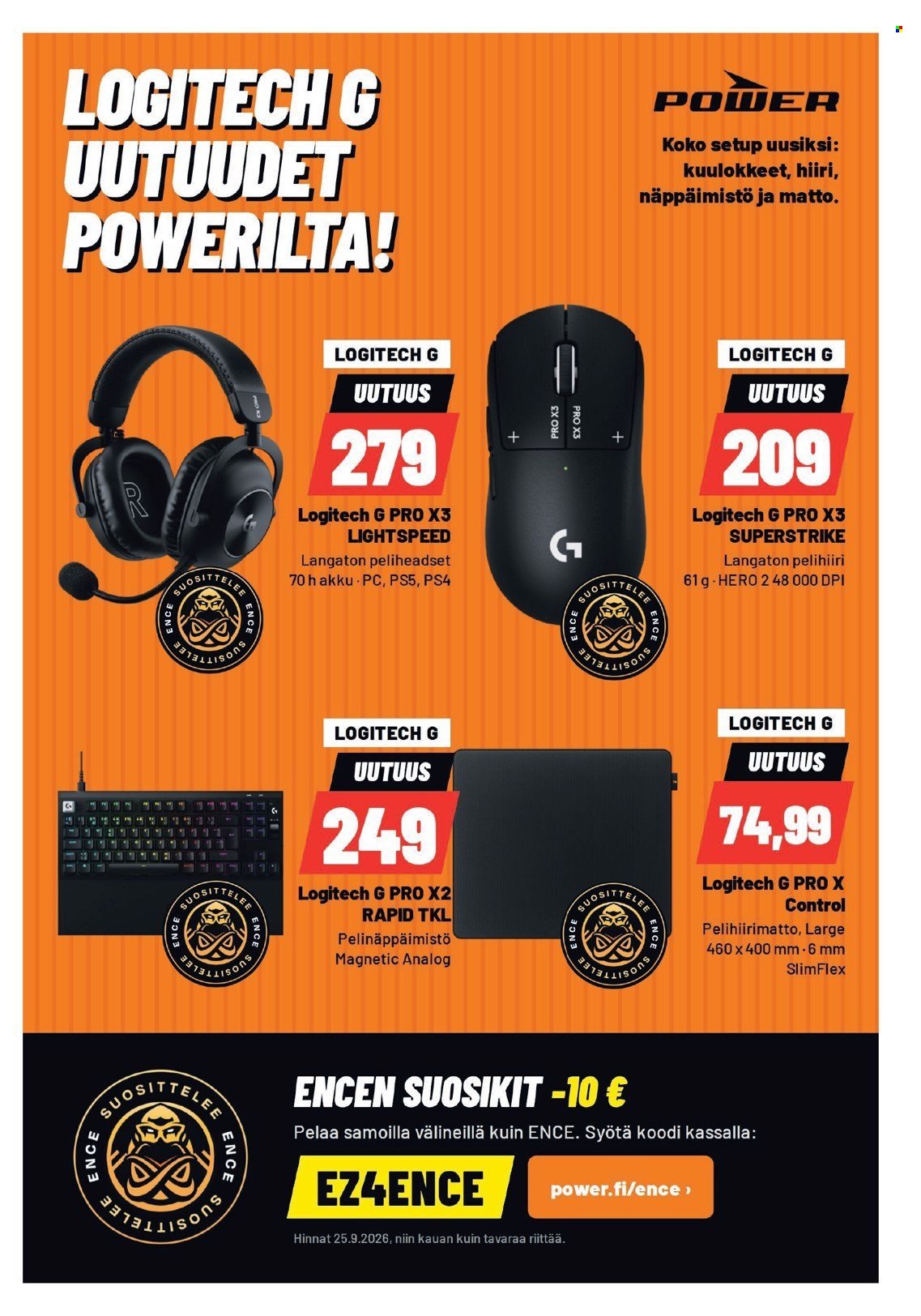 POWER tarjoukset - Alkaen MA 5.10.2026