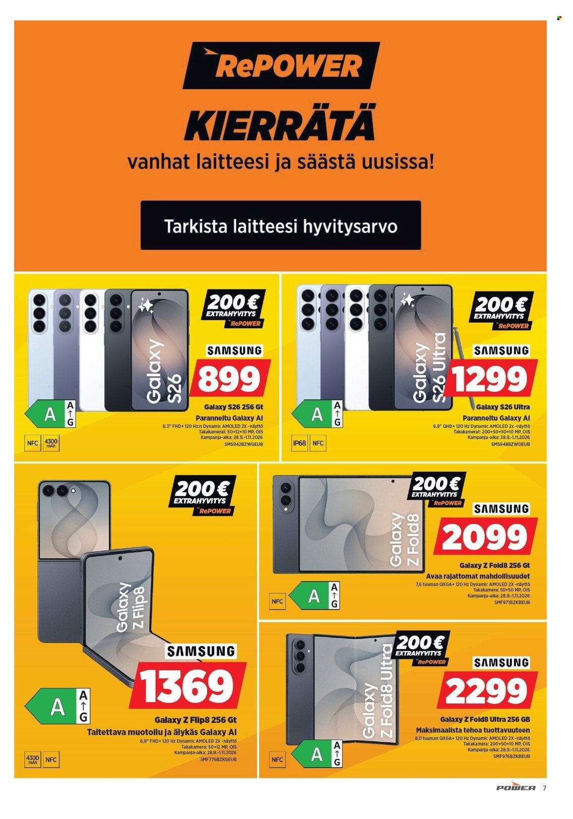 POWER tarjoukset - Alkaen MA 5.10.2026