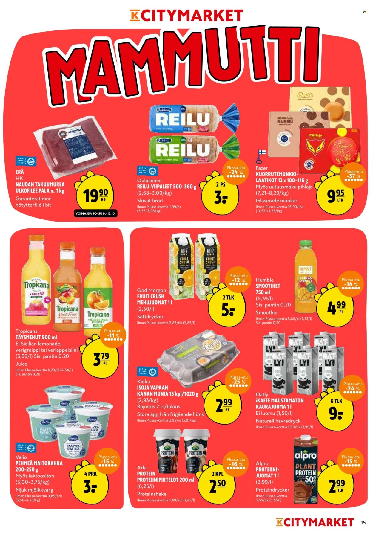 K-CITYMARKET tarjoukset - Alkaen TO 9.10.2025 (2025-10-09 - 2025-10-19)