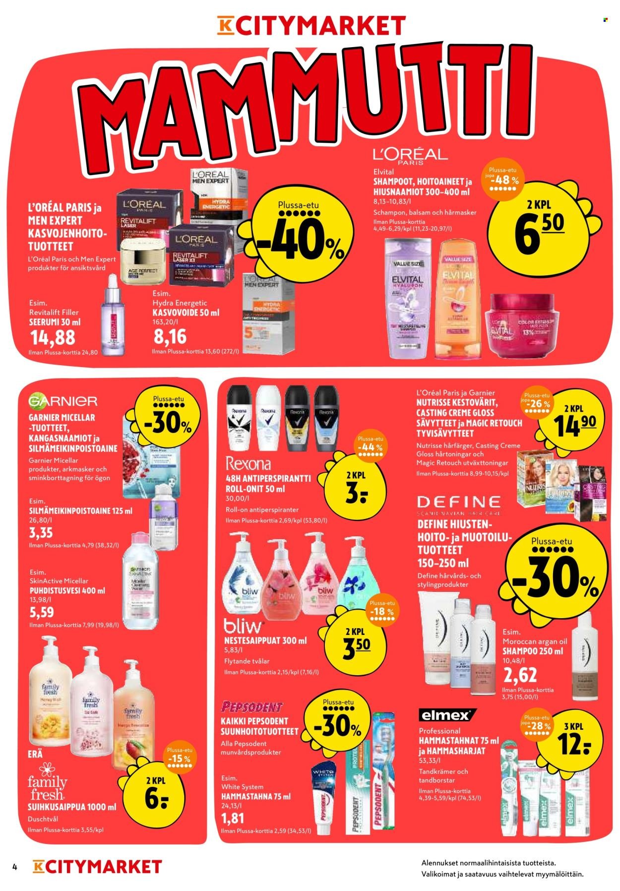 K-CITYMARKET tarjoukset - Alkaen TO 9.10.2025 (2025-10-09 - 2025-10-19)
