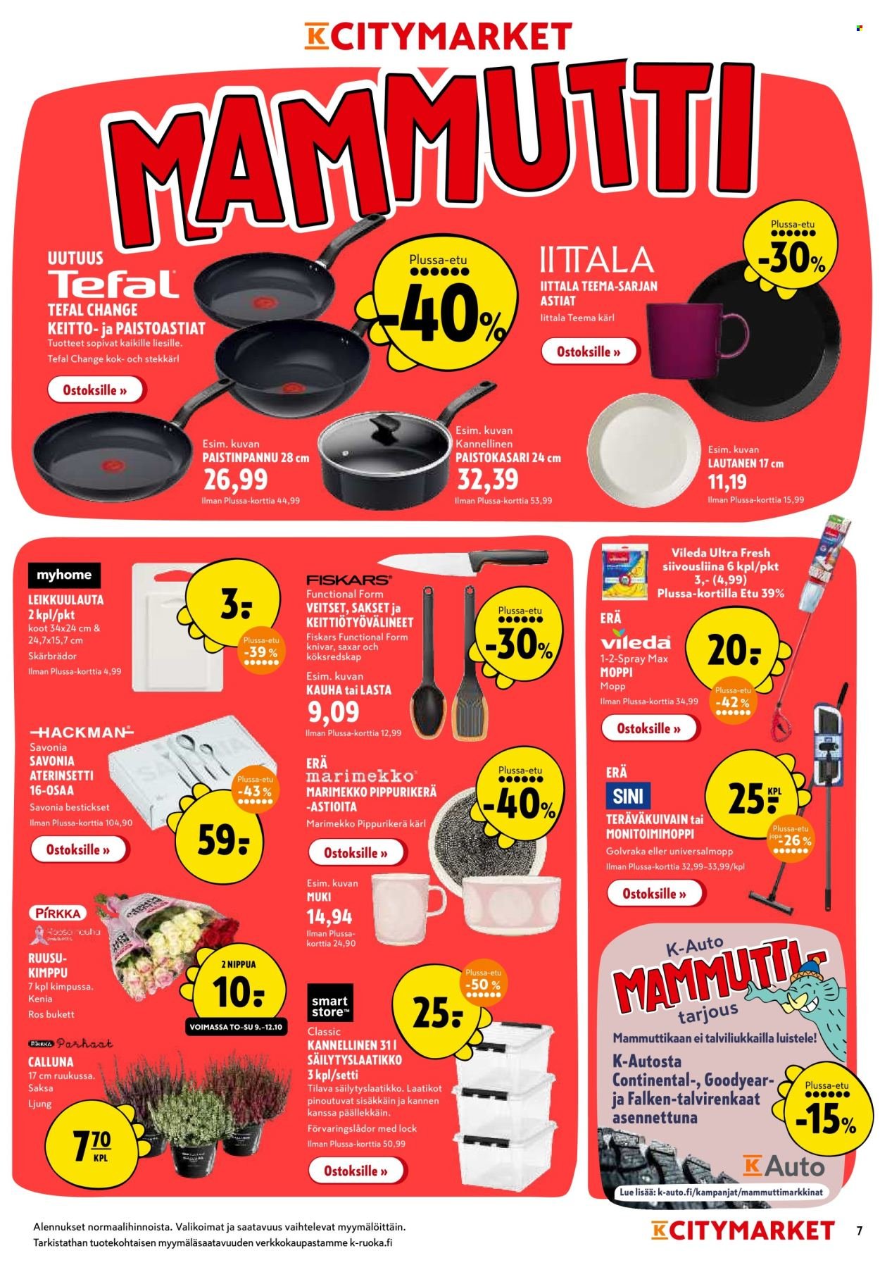 K-CITYMARKET tarjoukset - Alkaen TO 9.10.2025 (2025-10-09 - 2025-10-19)