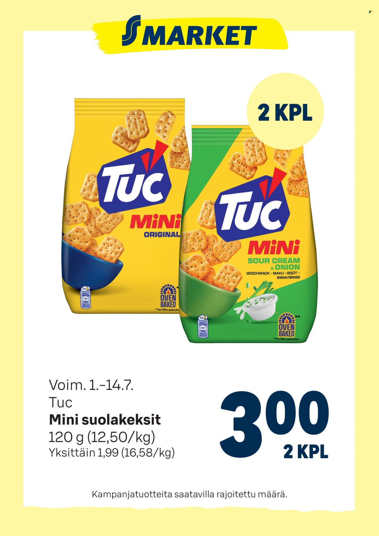 S-MARKET tarjoukset - Tuc