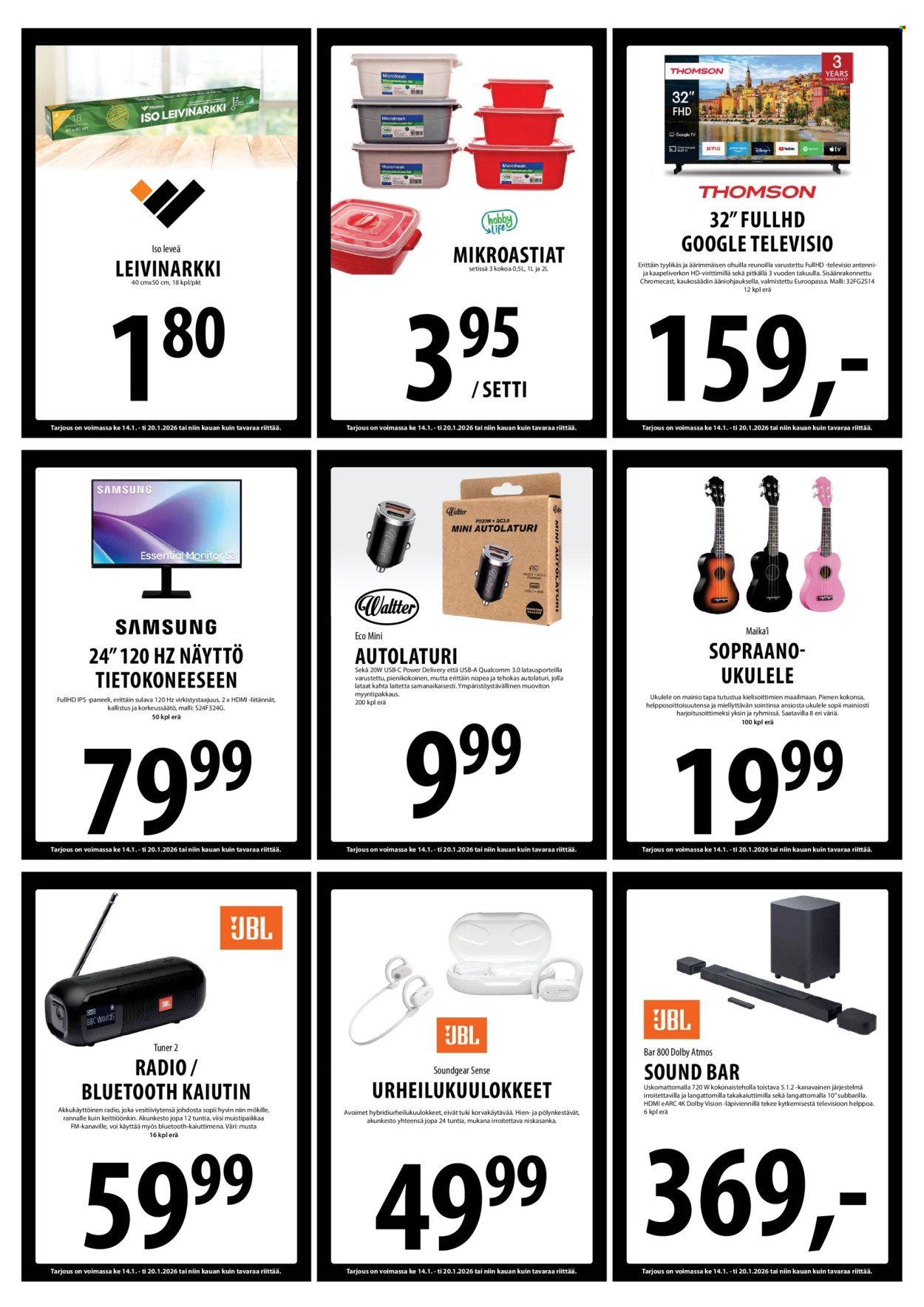 TUURI tarjoukset - Alkaen KE 14.1.2026