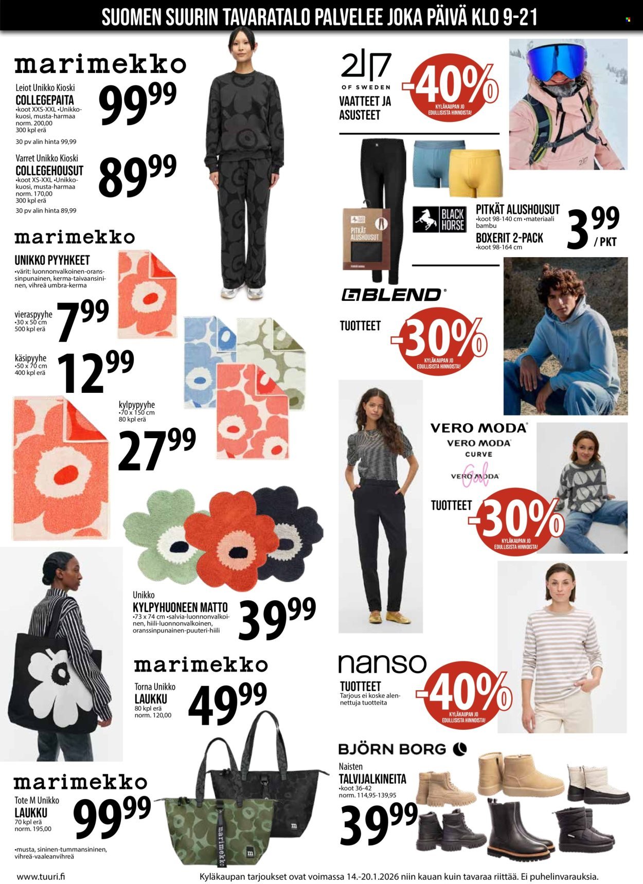 TUURI tarjoukset - Alkaen KE 14.1.2026