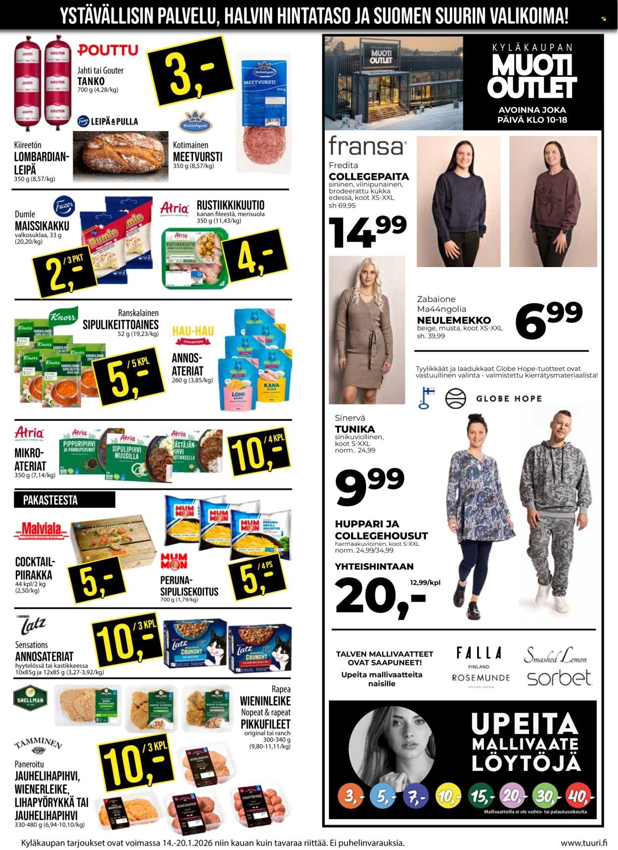 TUURI tarjoukset - Alkaen KE 14.1.2026