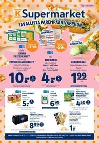 K-SUPERMARKET tarjoukset - Tavallista parempaan vappuun