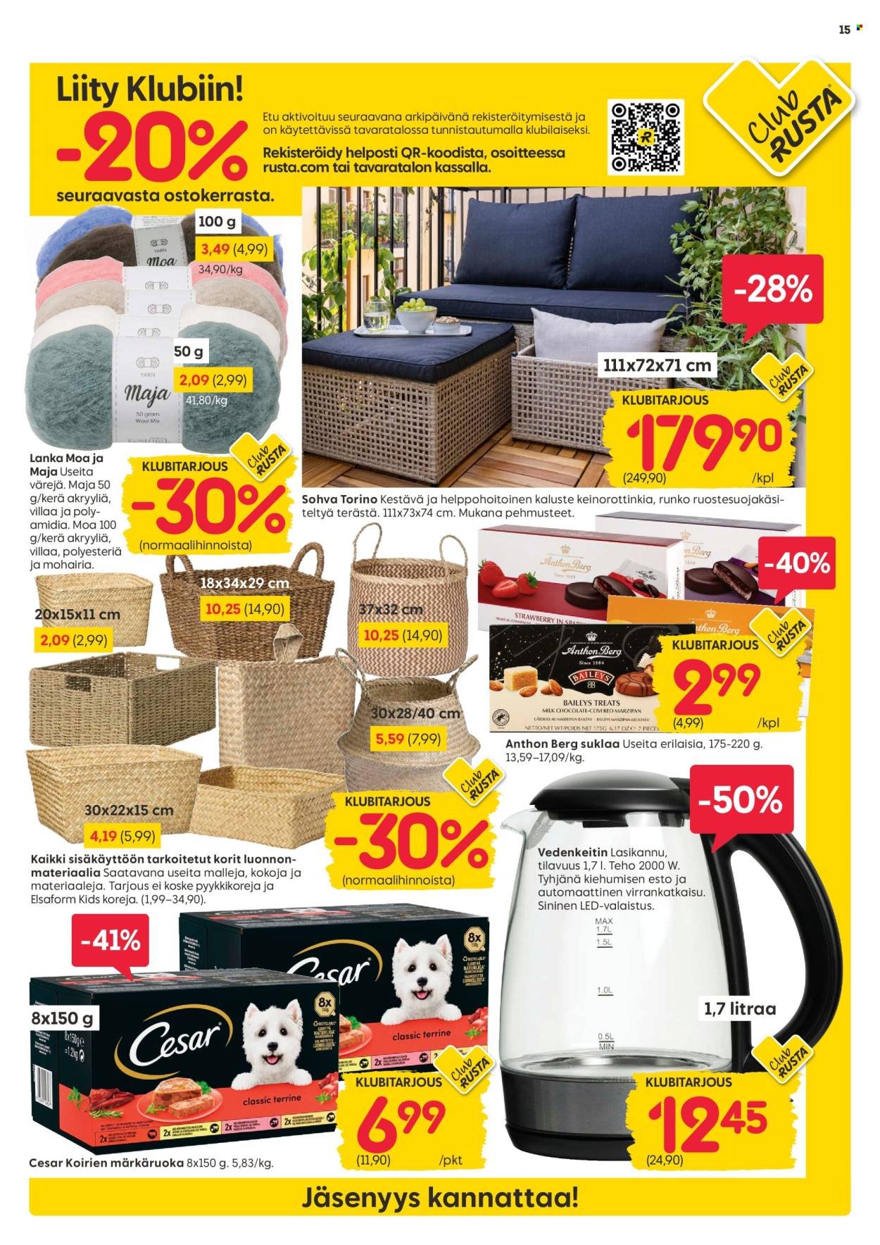 RUSTA tarjoukset - Alkaen MA 2.3.2026