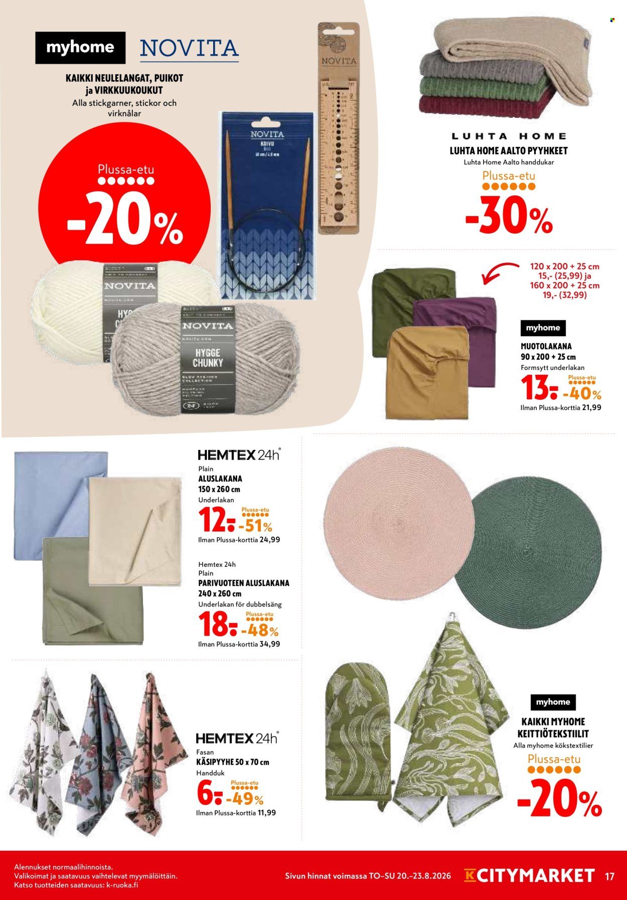K-CITYMARKET tarjoukset - Alkaen TO 20.8.2026
