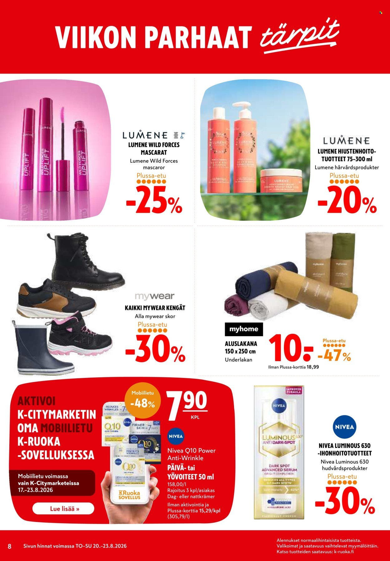 K-CITYMARKET tarjoukset - Alkaen TO 20.8.2026