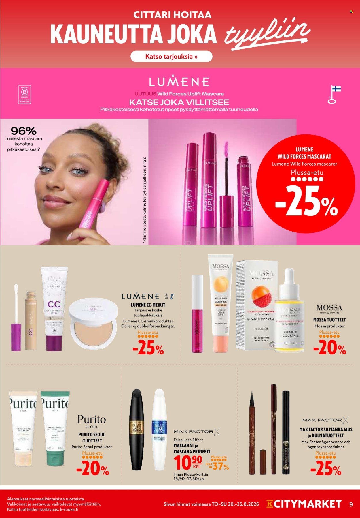 K-CITYMARKET tarjoukset - Alkaen TO 20.8.2026