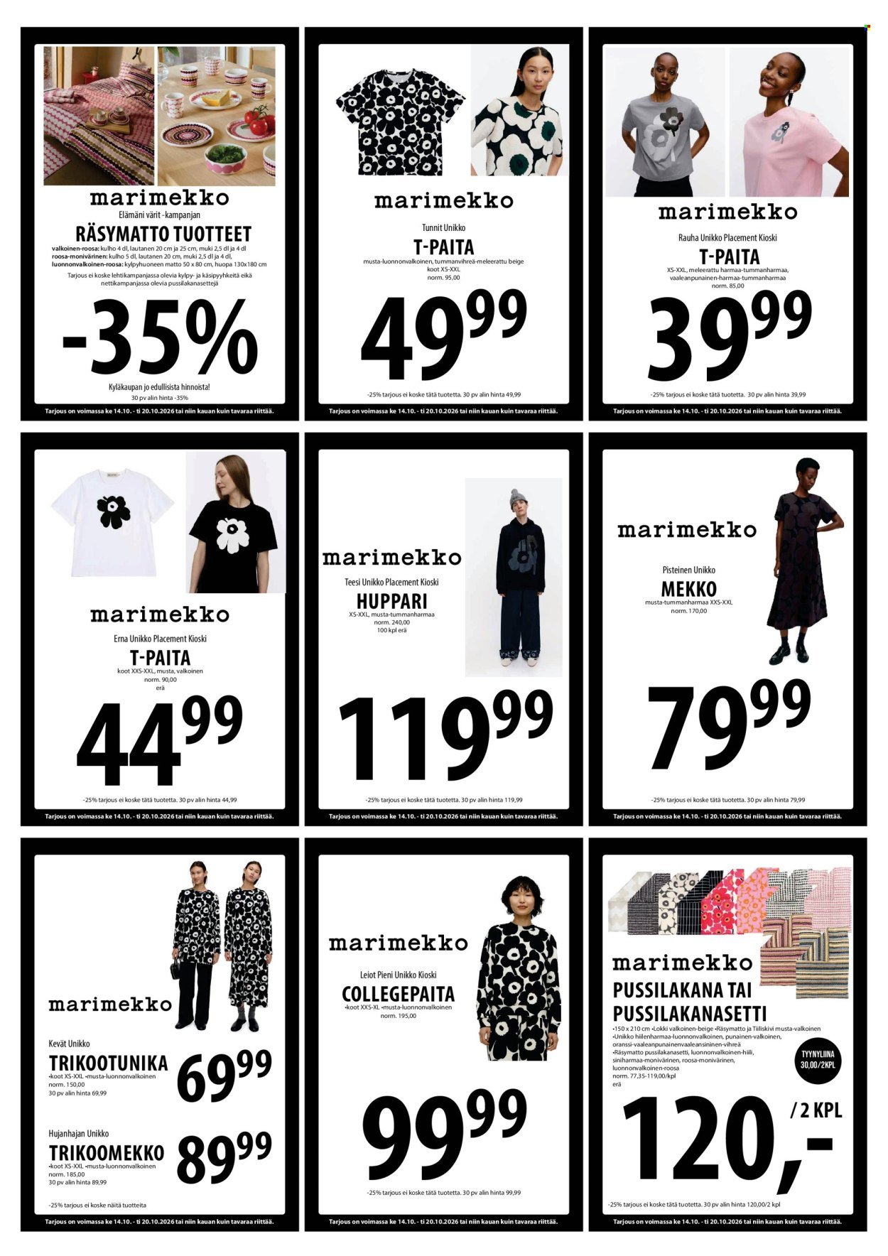 TUURI tarjoukset - Alkaen KE 14.10.2026