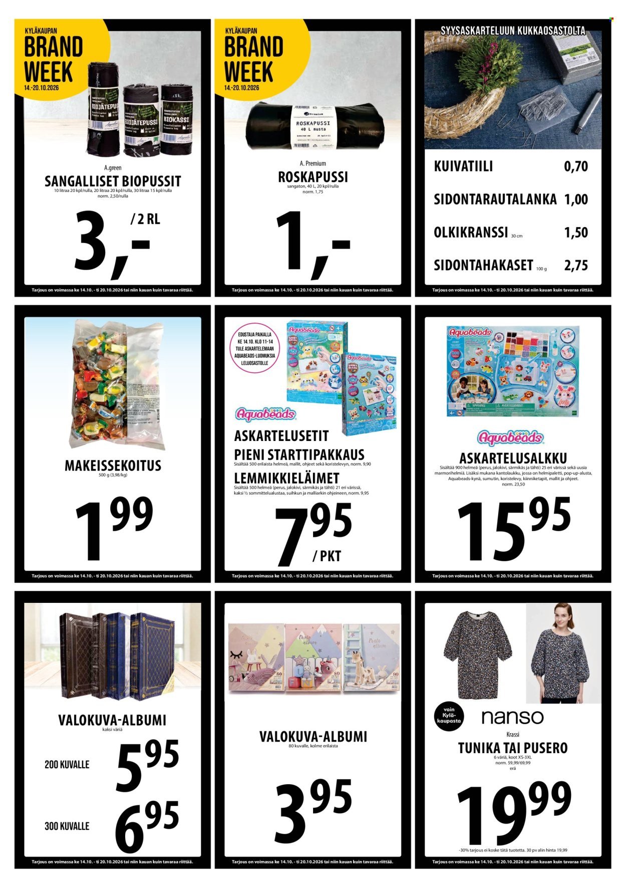 TUURI tarjoukset - Alkaen KE 14.10.2026