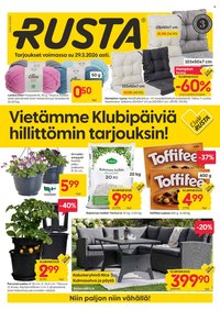 RUSTA tarjoukset - Alkaen MA 23.3.2026