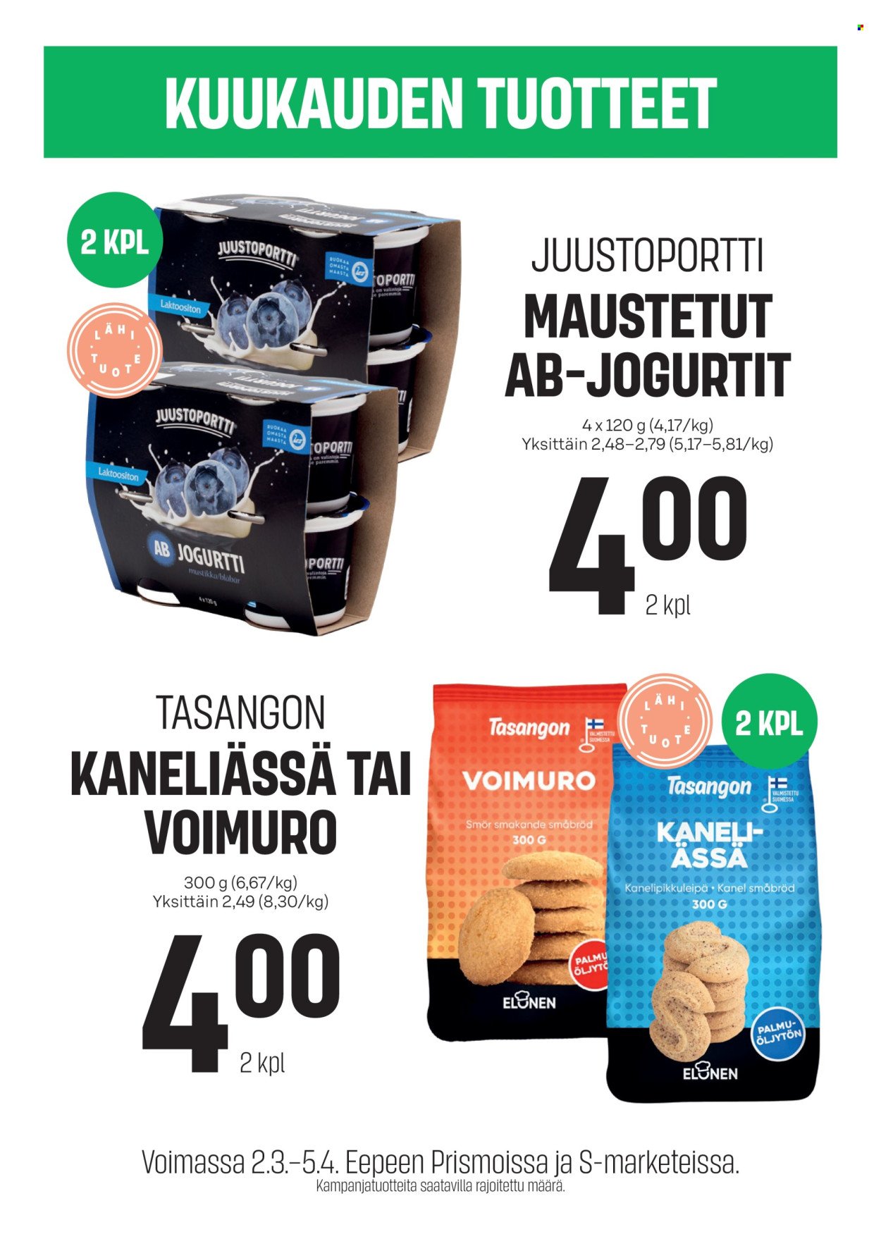 S-MARKET tarjoukset - Kuukauden tuotteet