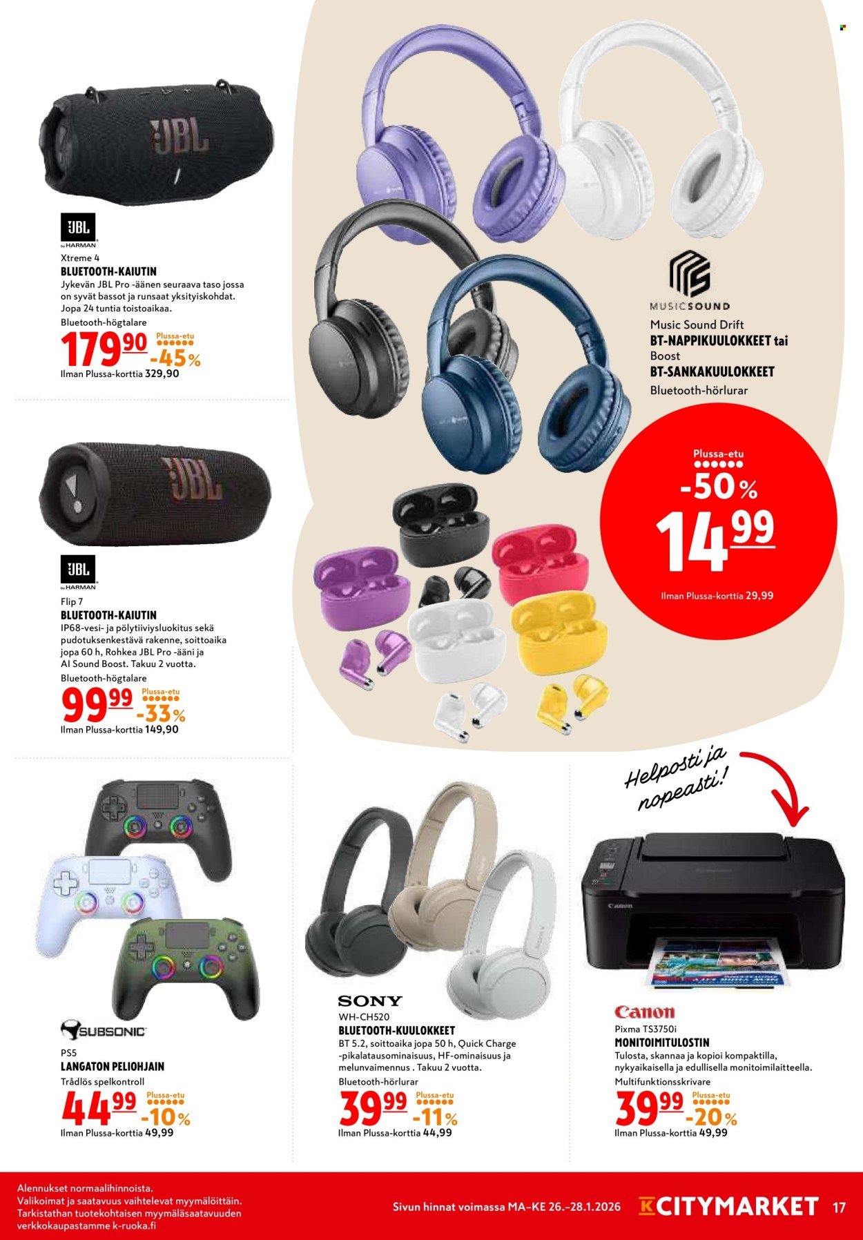 K-CITYMARKET tarjoukset - Alkaen MA 26.1.2026