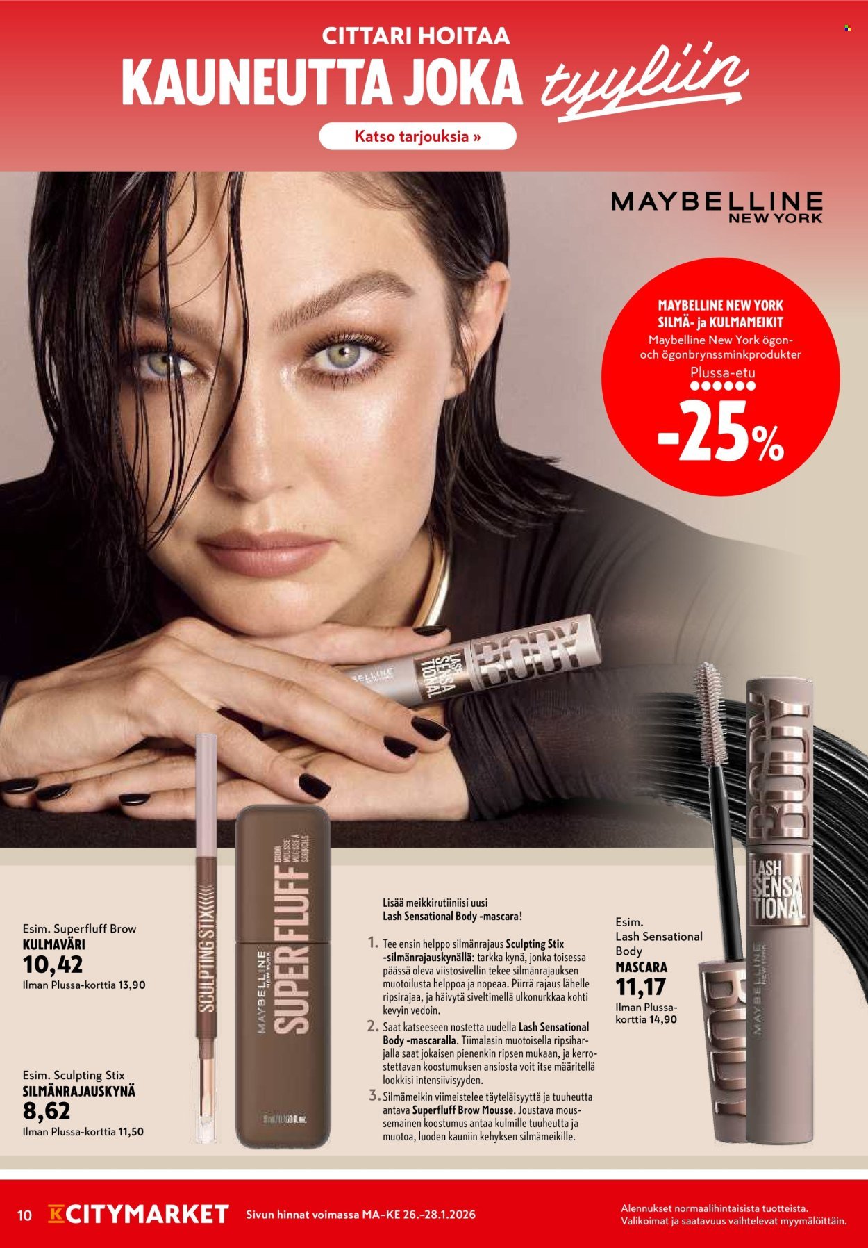 K-CITYMARKET tarjoukset - Alkaen MA 26.1.2026