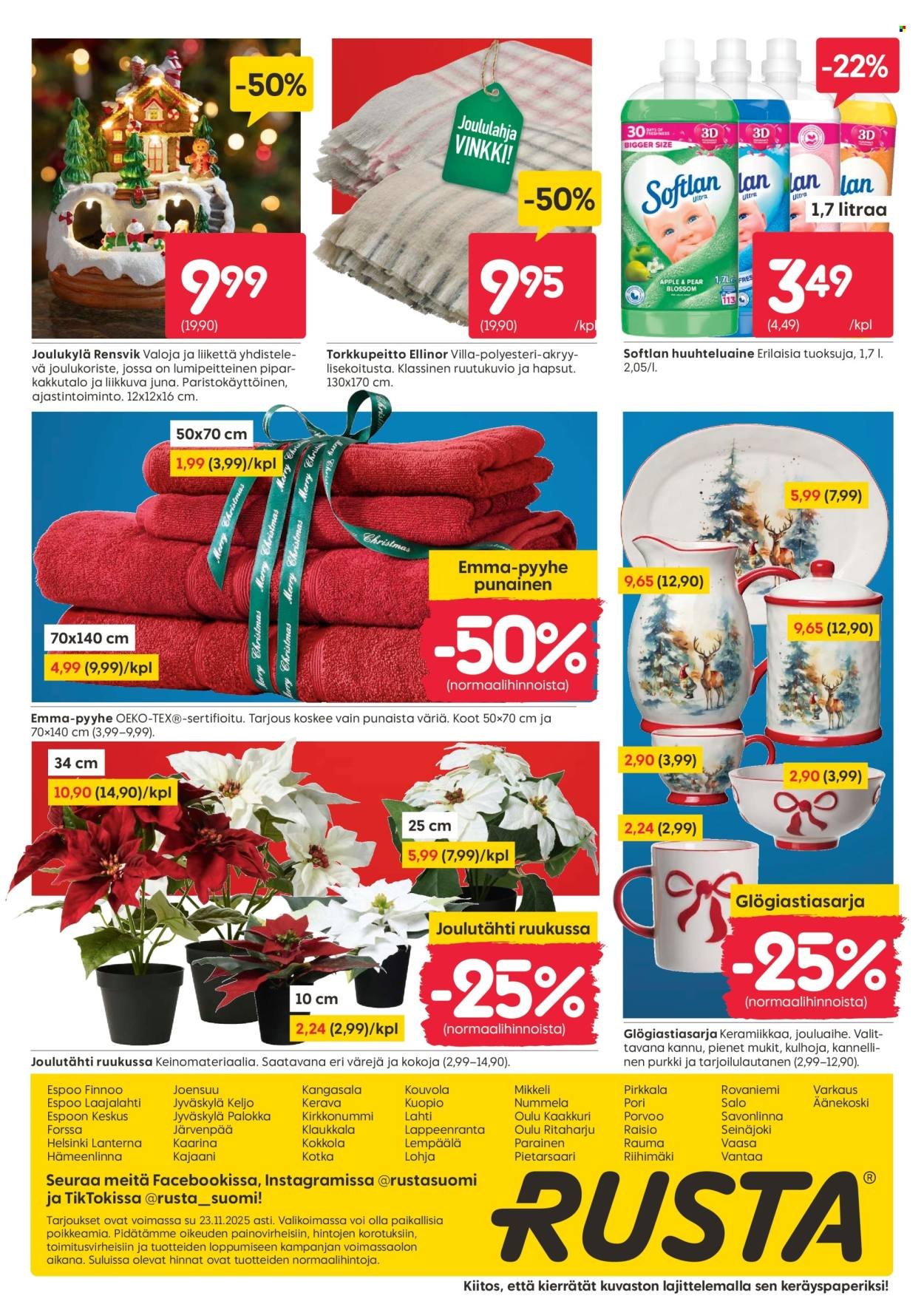 RUSTA tarjoukset - Alkaen MA 17.11.2025 (2025-11-17 - 2025-11-23)
