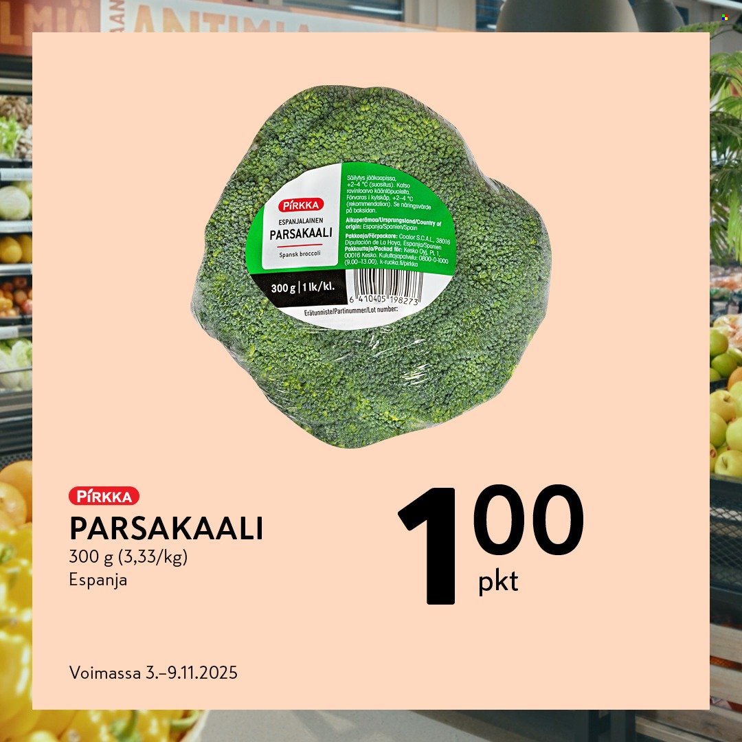 K-MARKET tarjoukset - Alkaen MA 3.11.2025 (2025-11-03 - 2025-11-09)