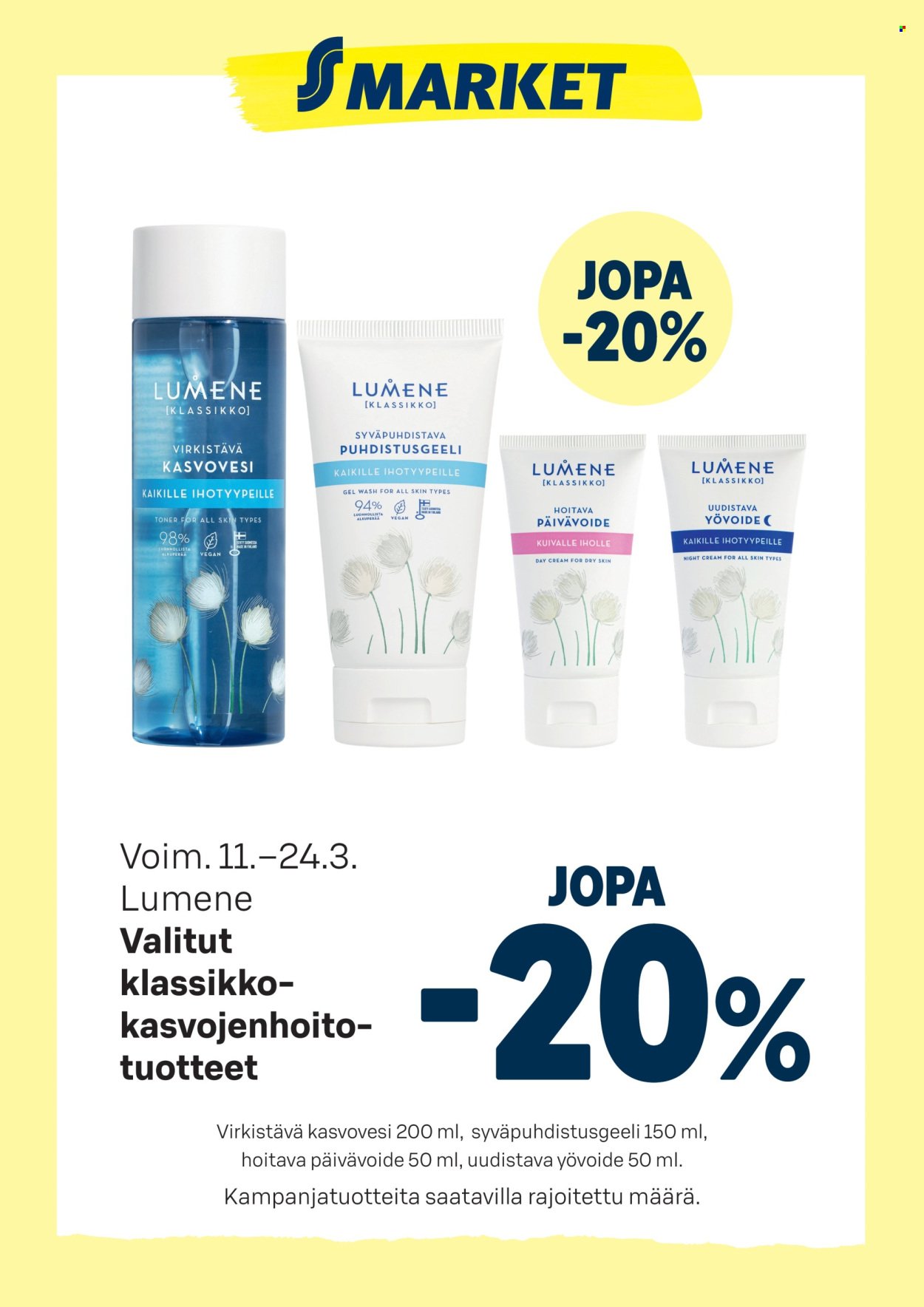 S-MARKET tarjoukset - Lumene