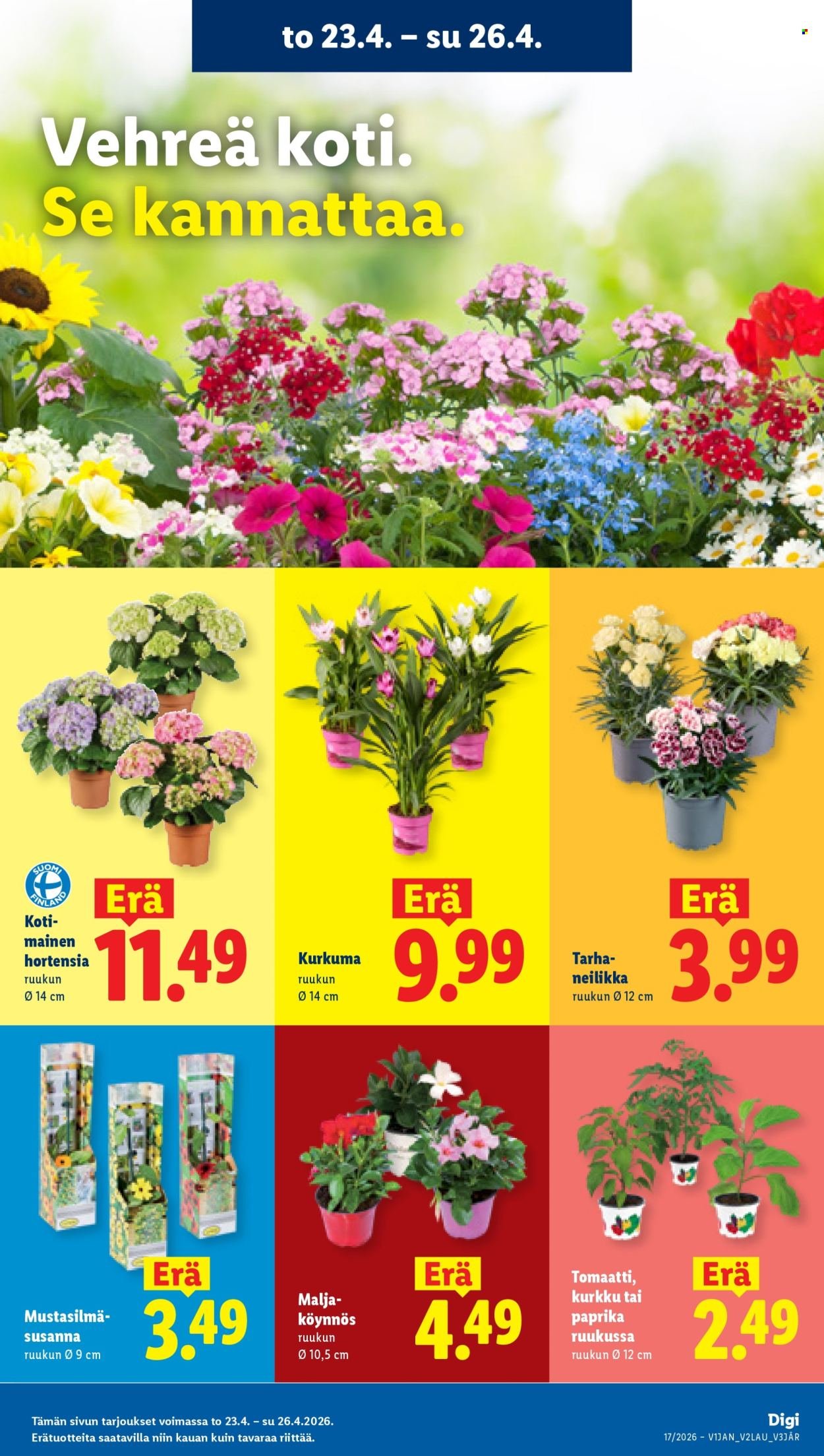 LIDL tarjoukset - Alkaen TO 23.4.2026