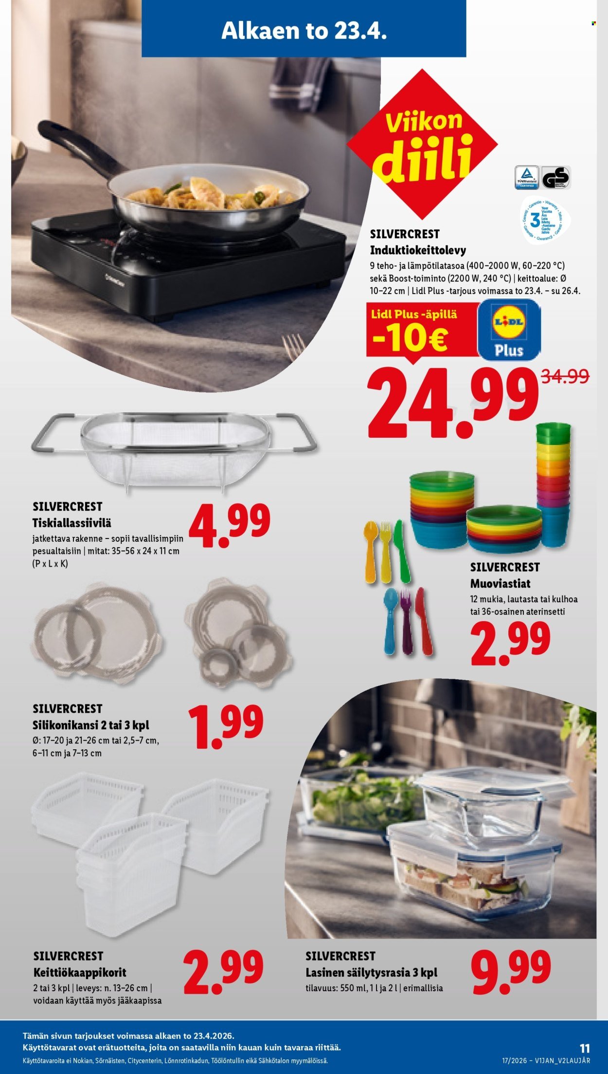 LIDL tarjoukset - Alkaen TO 23.4.2026