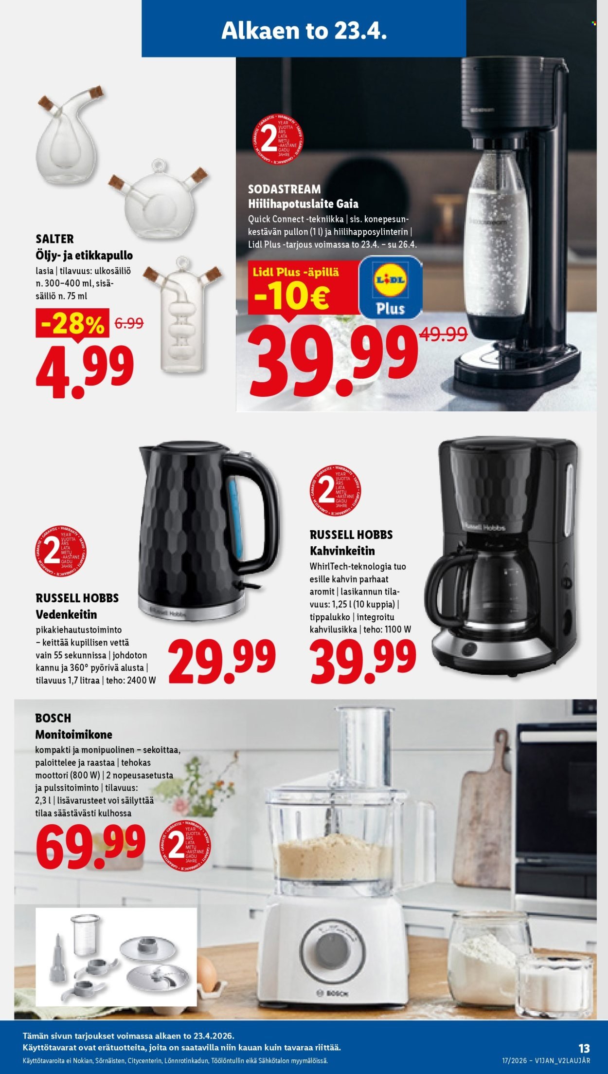 LIDL tarjoukset - Alkaen TO 23.4.2026