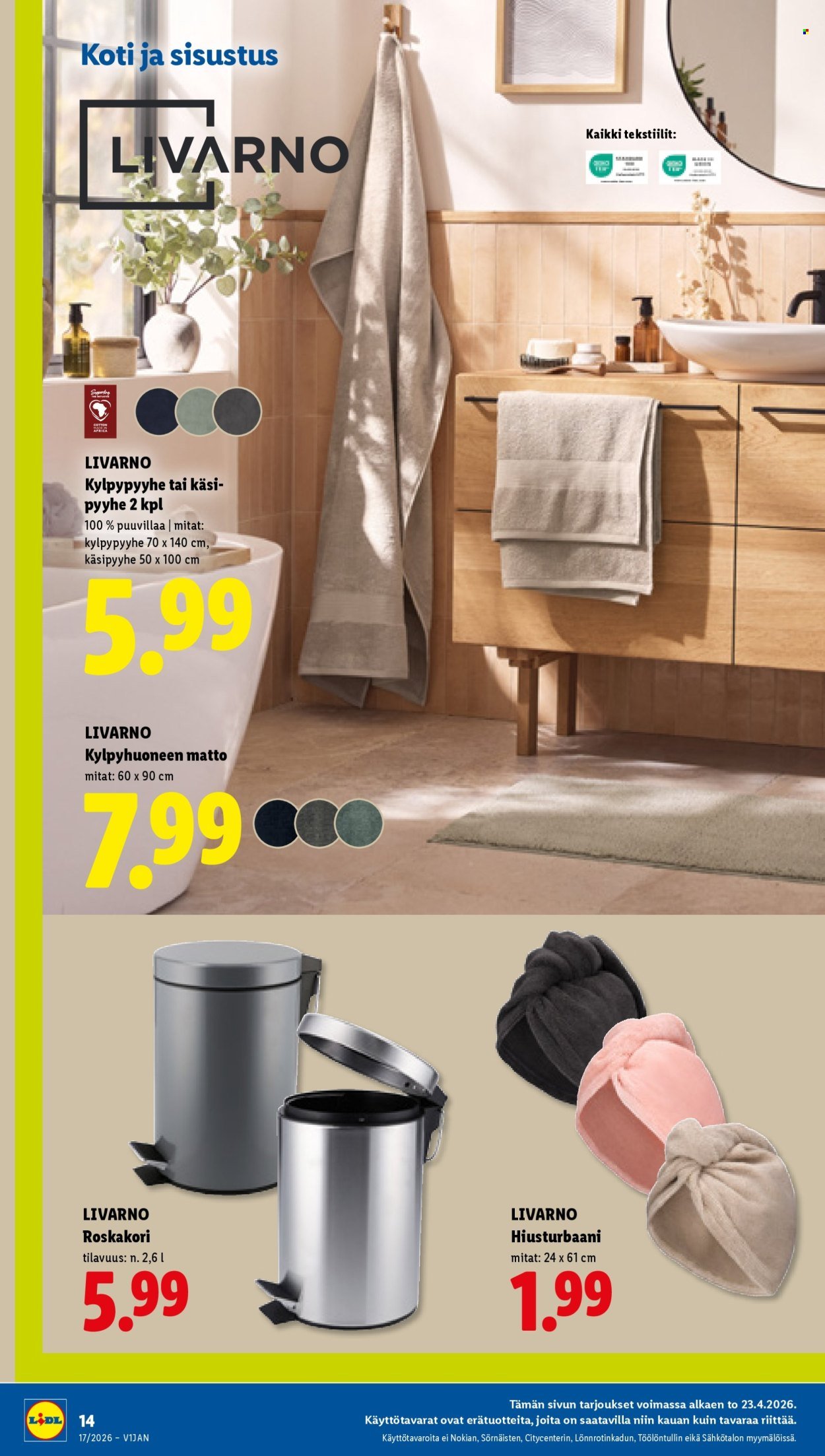 LIDL tarjoukset - Alkaen TO 23.4.2026