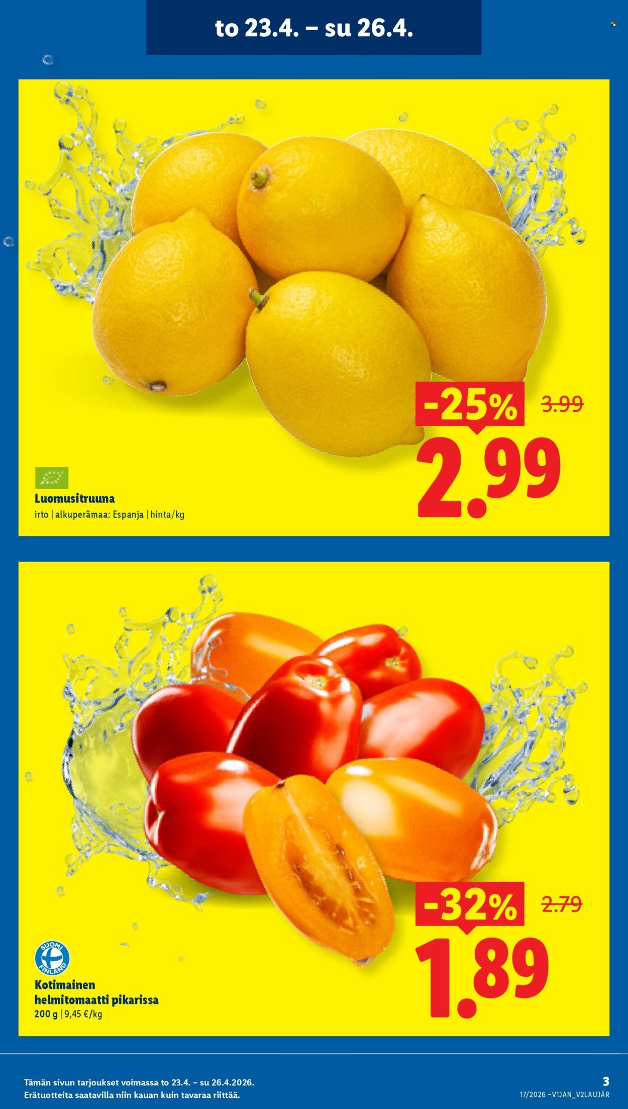 LIDL tarjoukset - Alkaen TO 23.4.2026