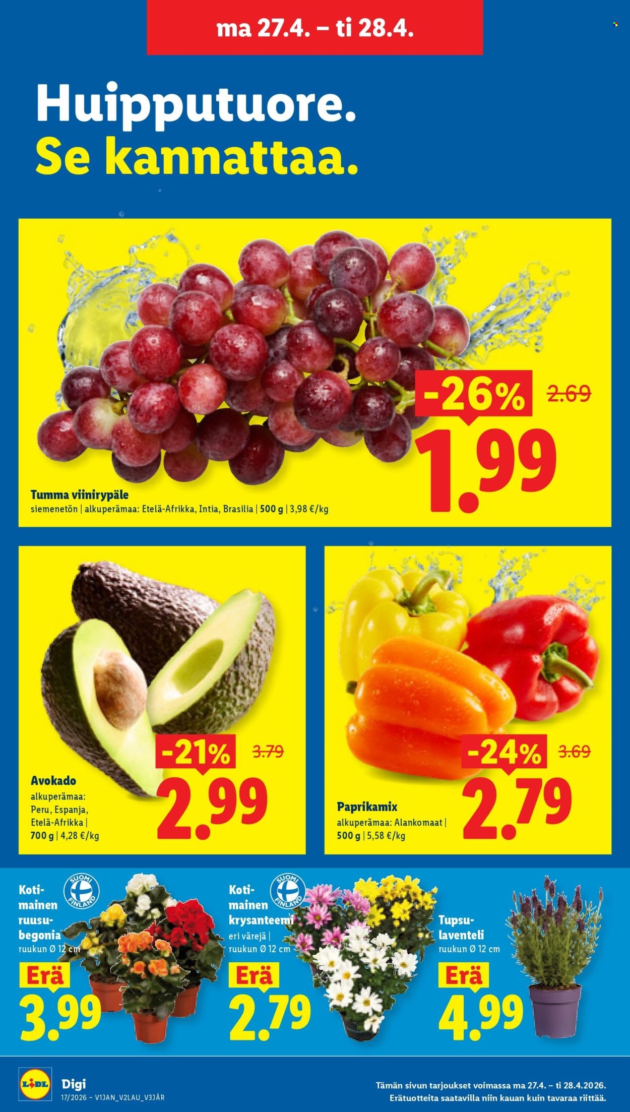 LIDL tarjoukset - Alkaen TO 23.4.2026