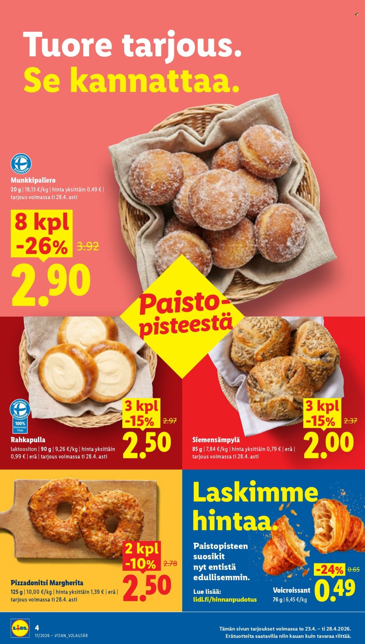 LIDL tarjoukset - Alkaen TO 23.4.2026