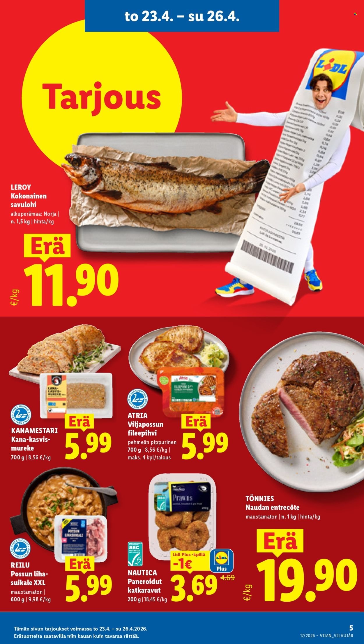 LIDL tarjoukset - Alkaen TO 23.4.2026