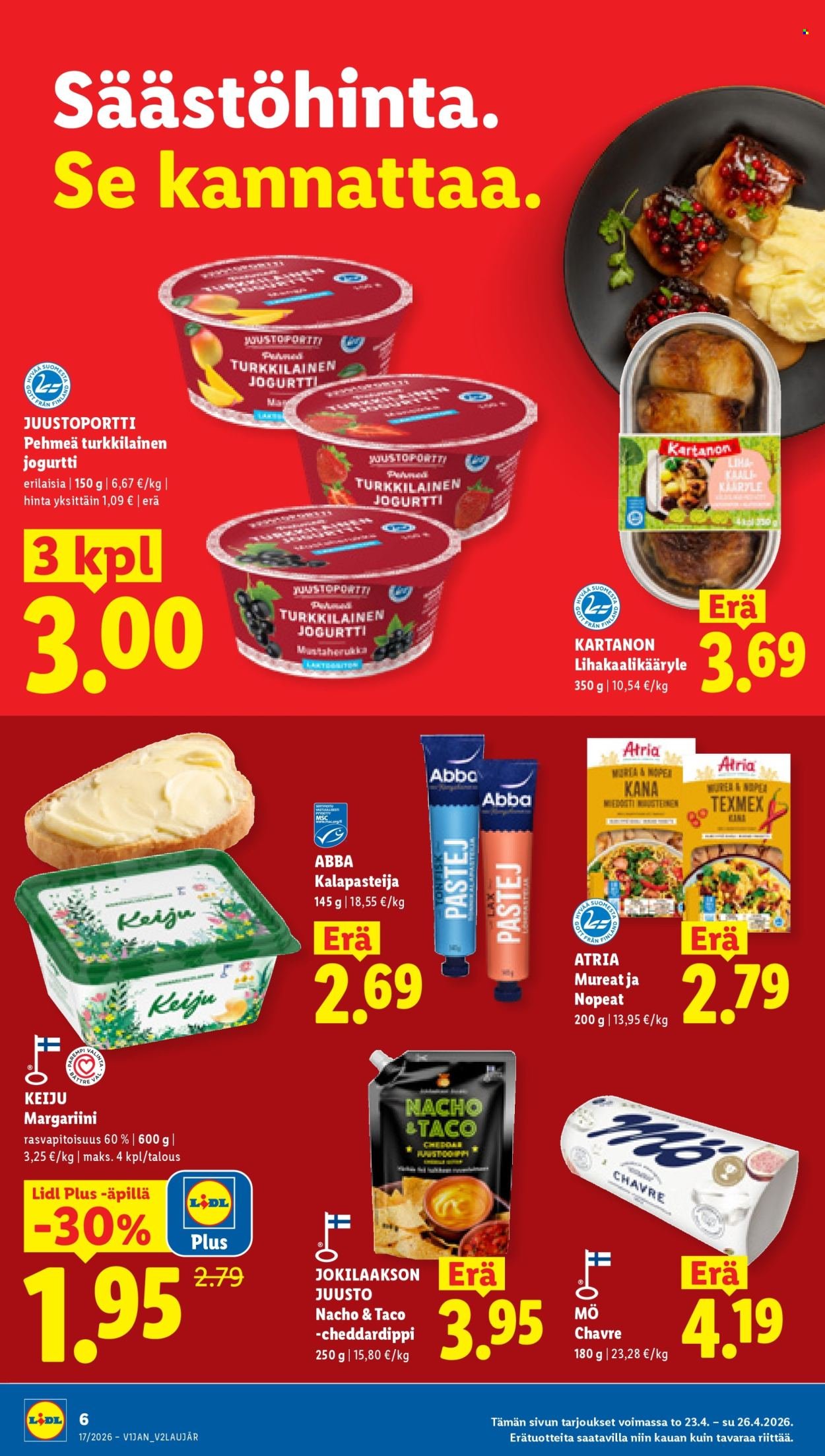 LIDL tarjoukset - Alkaen TO 23.4.2026