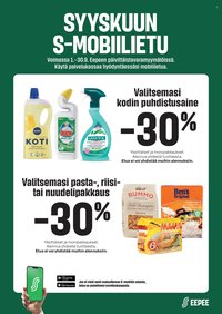 S-MARKET tarjoukset - Syyskuun s-mobiilietu