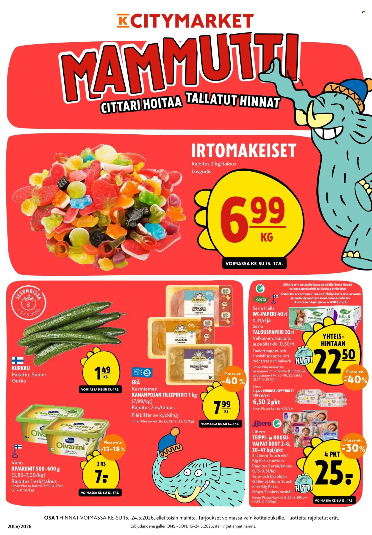 K-CITYMARKET tarjoukset - Alkaen KE 13.5.2026
