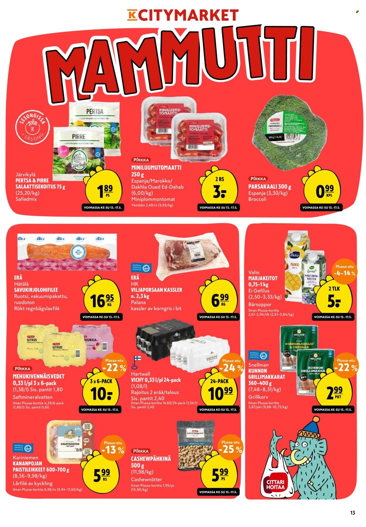 K-CITYMARKET tarjoukset - Alkaen KE 13.5.2026