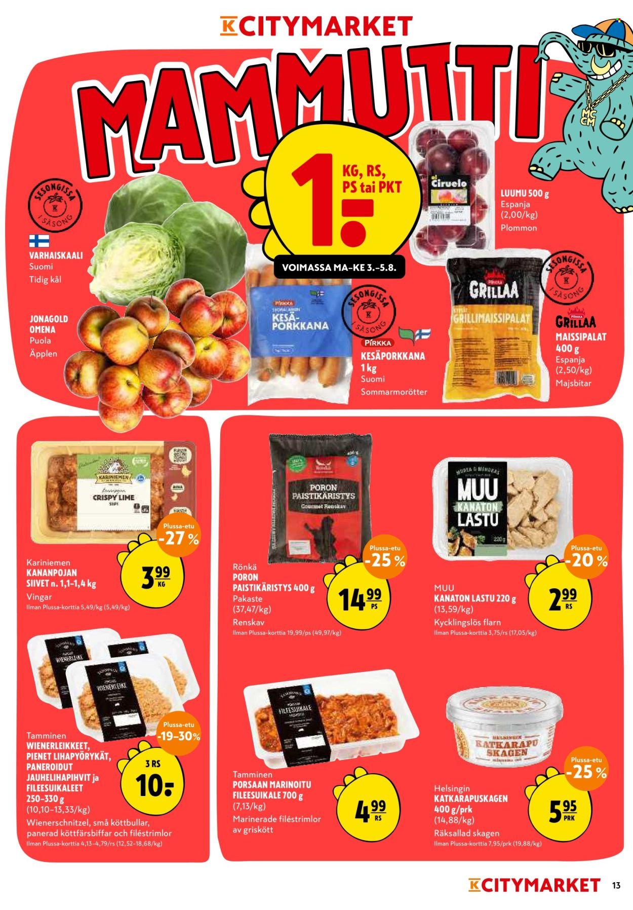 K-CITYMARKET tarjoukset - Alkaen MA 3.8.2026