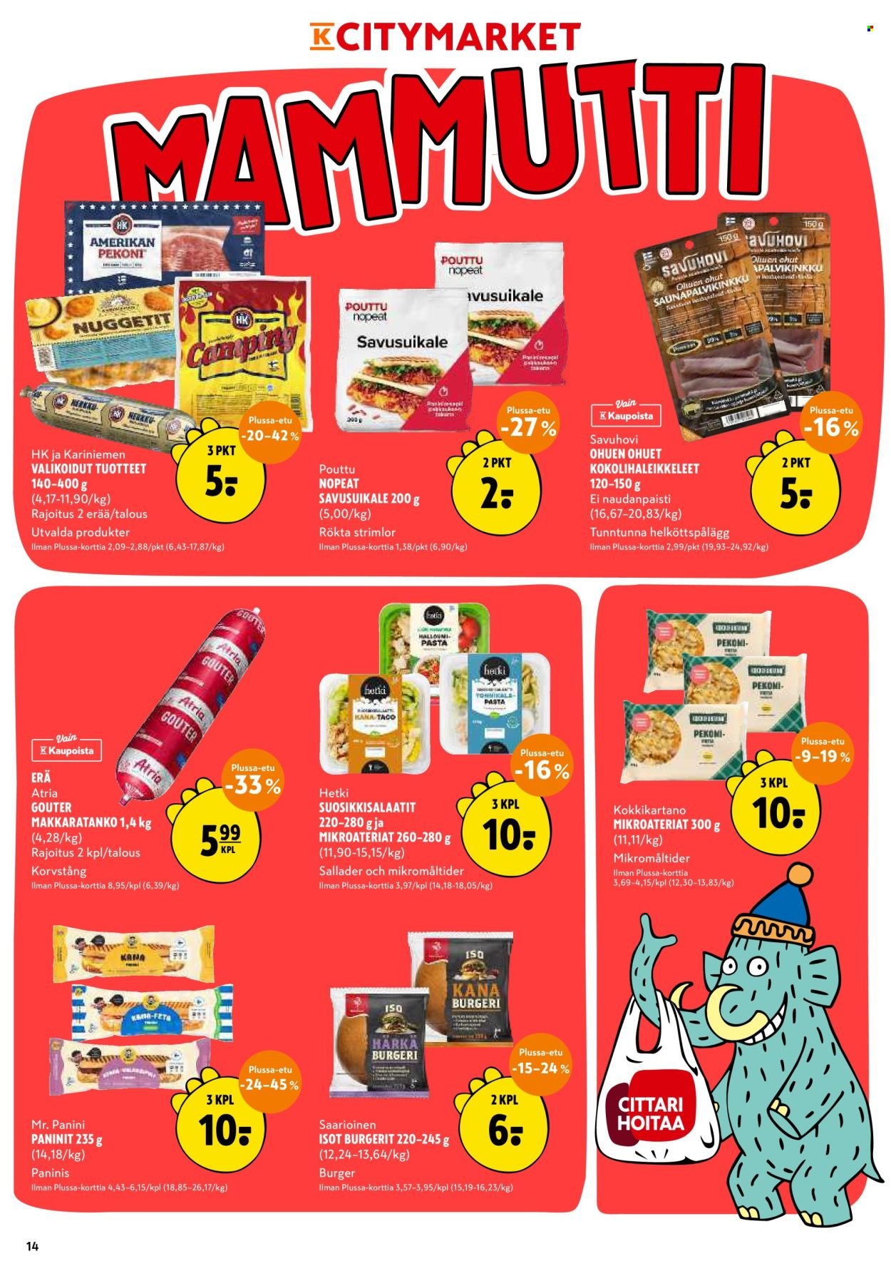 K-CITYMARKET tarjoukset - Alkaen MA 3.8.2026