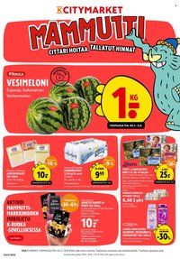K-CITYMARKET tarjoukset - Alkaen MA 3.8.2026