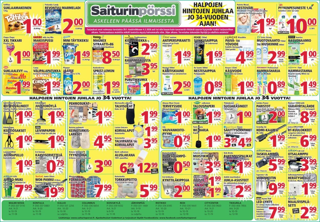 SAITURINPÖRSSI tarjoukset - Alkaen TO 29.1.2026
