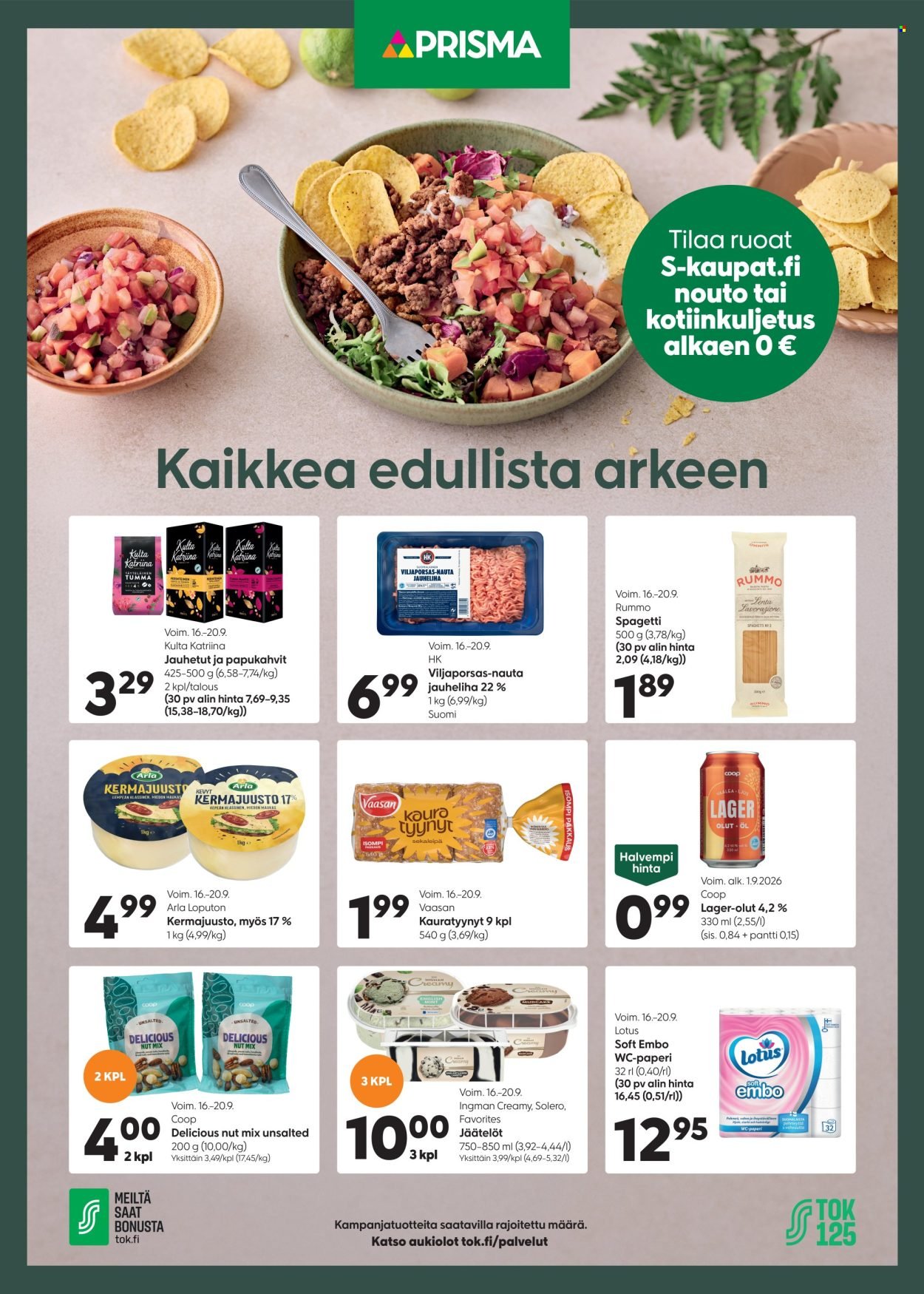 PRISMA tarjoukset - Alkaen KE 16.9.2026