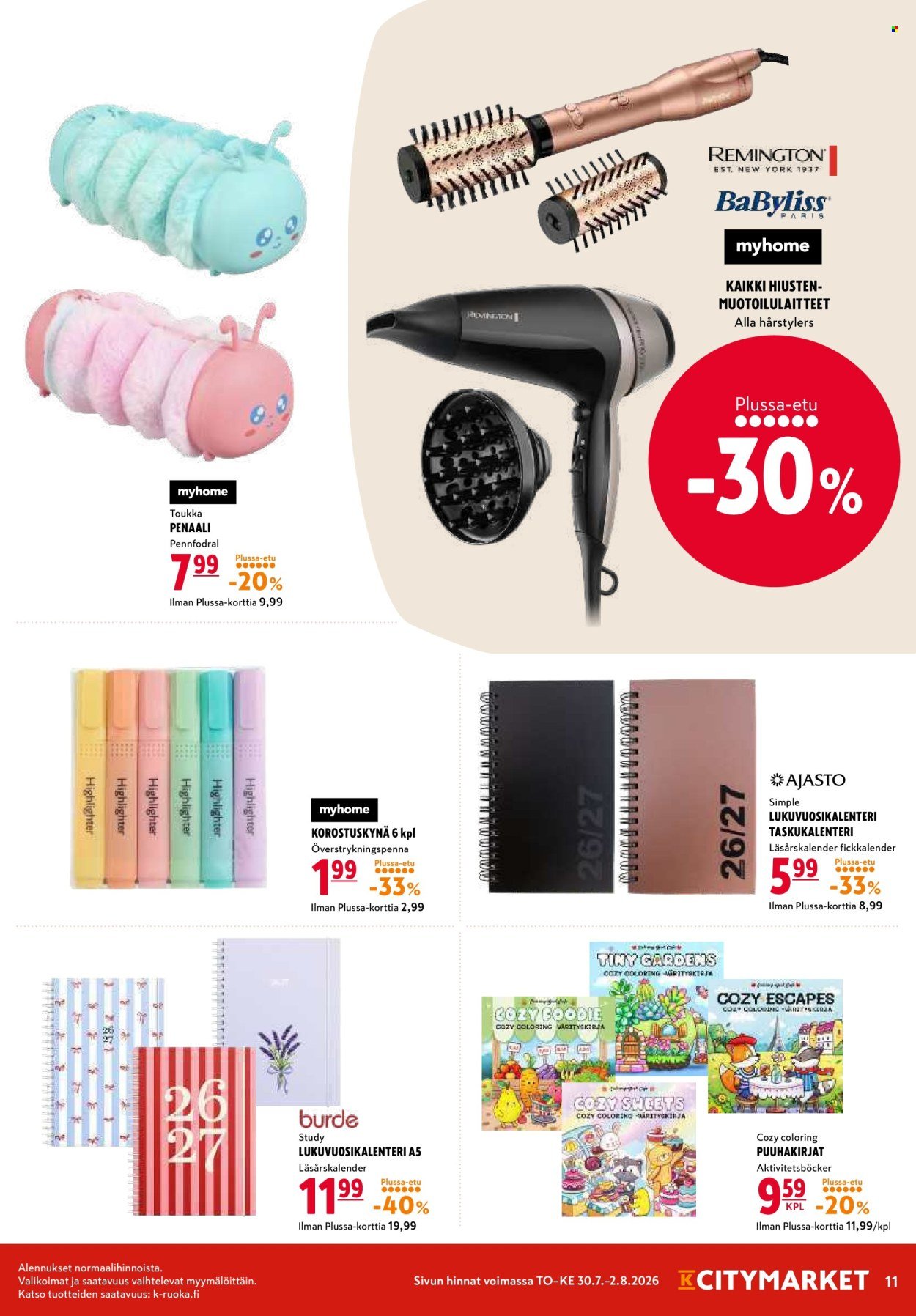 K-CITYMARKET tarjoukset - Alkaen TO 30.7.2026
