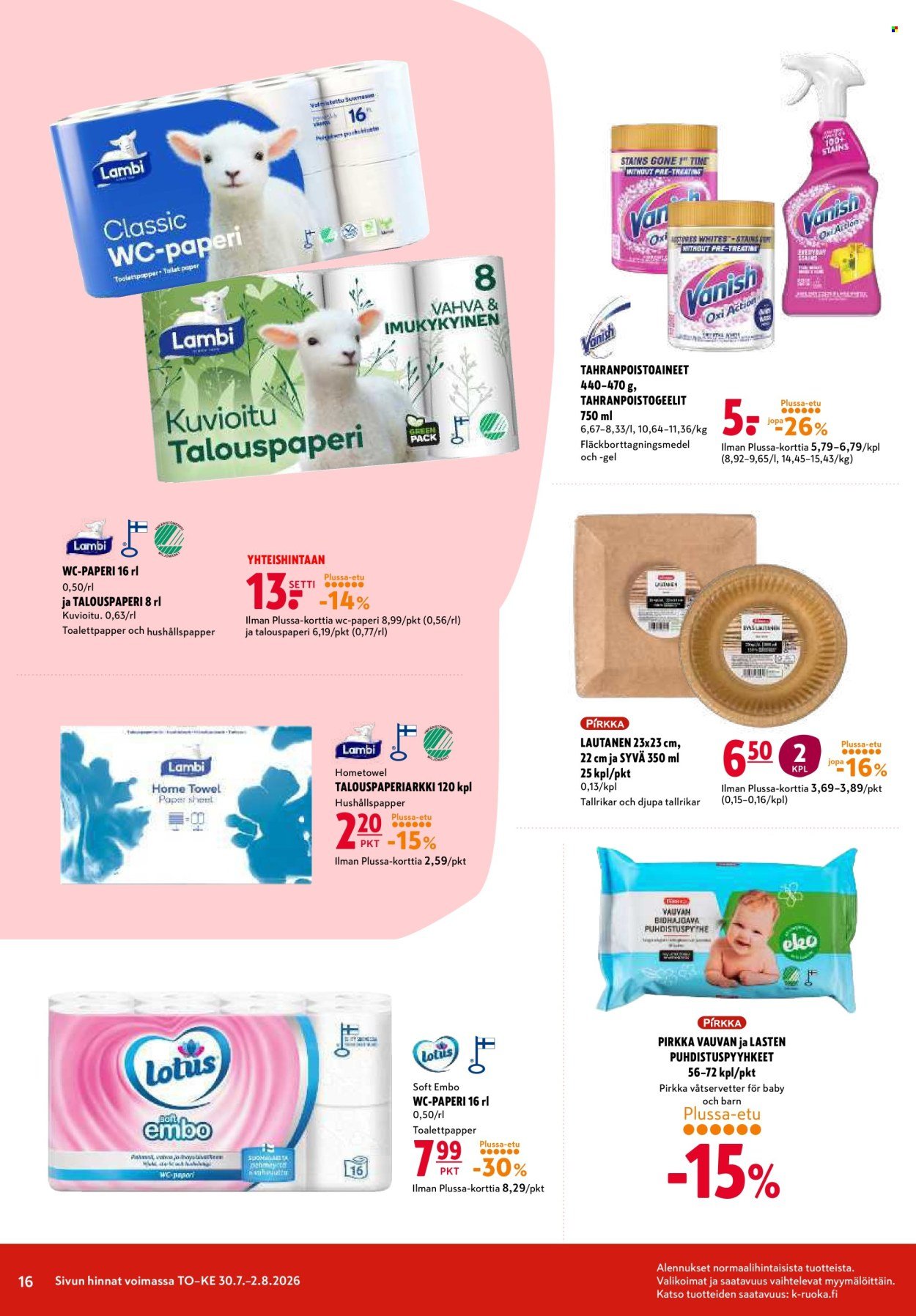 K-CITYMARKET tarjoukset - Alkaen TO 30.7.2026