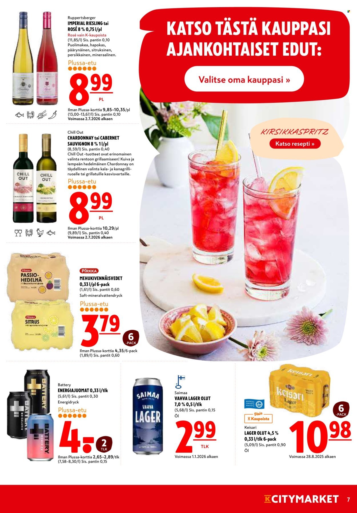 K-CITYMARKET tarjoukset - Alkaen TO 30.7.2026