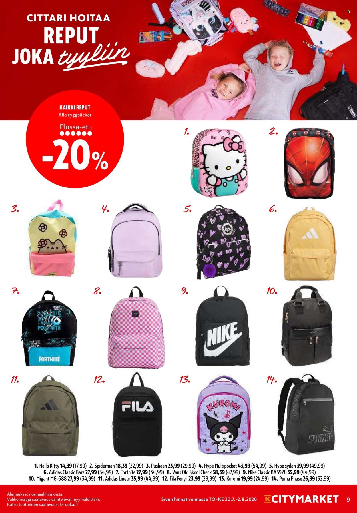 K-CITYMARKET tarjoukset - Alkaen TO 30.7.2026