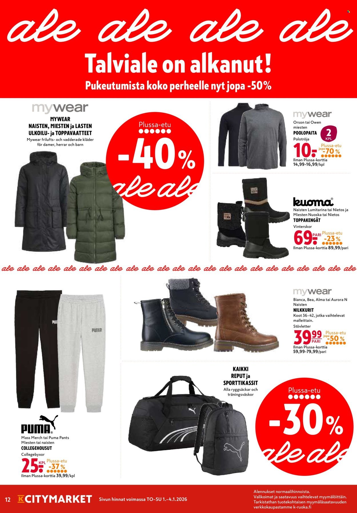 K-CITYMARKET tarjoukset - Alkaen TO 1.1.2026