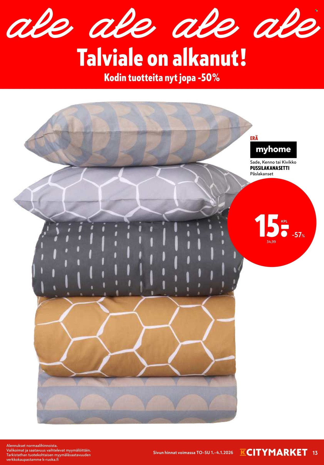 K-CITYMARKET tarjoukset - Alkaen TO 1.1.2026