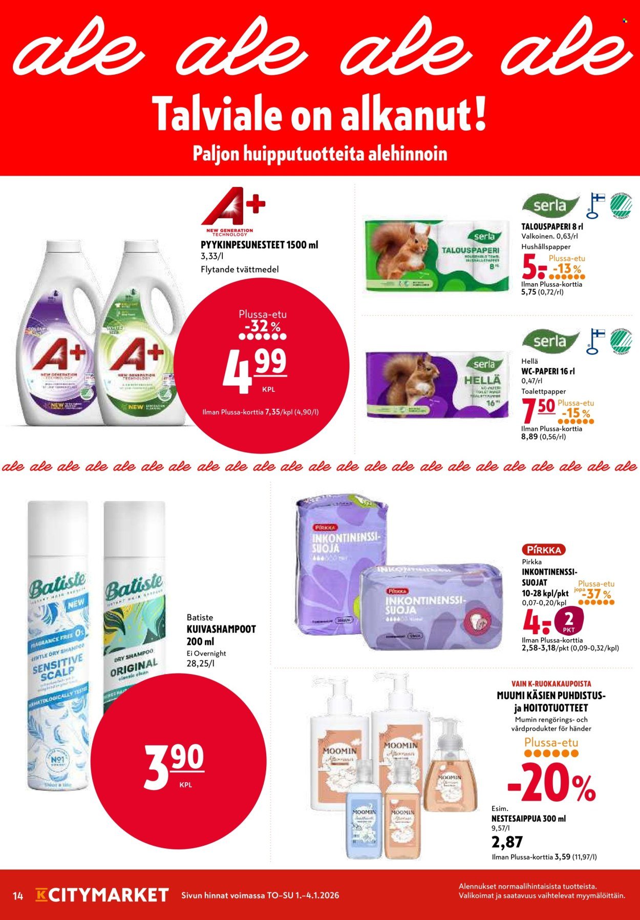 K-CITYMARKET tarjoukset - Alkaen TO 1.1.2026