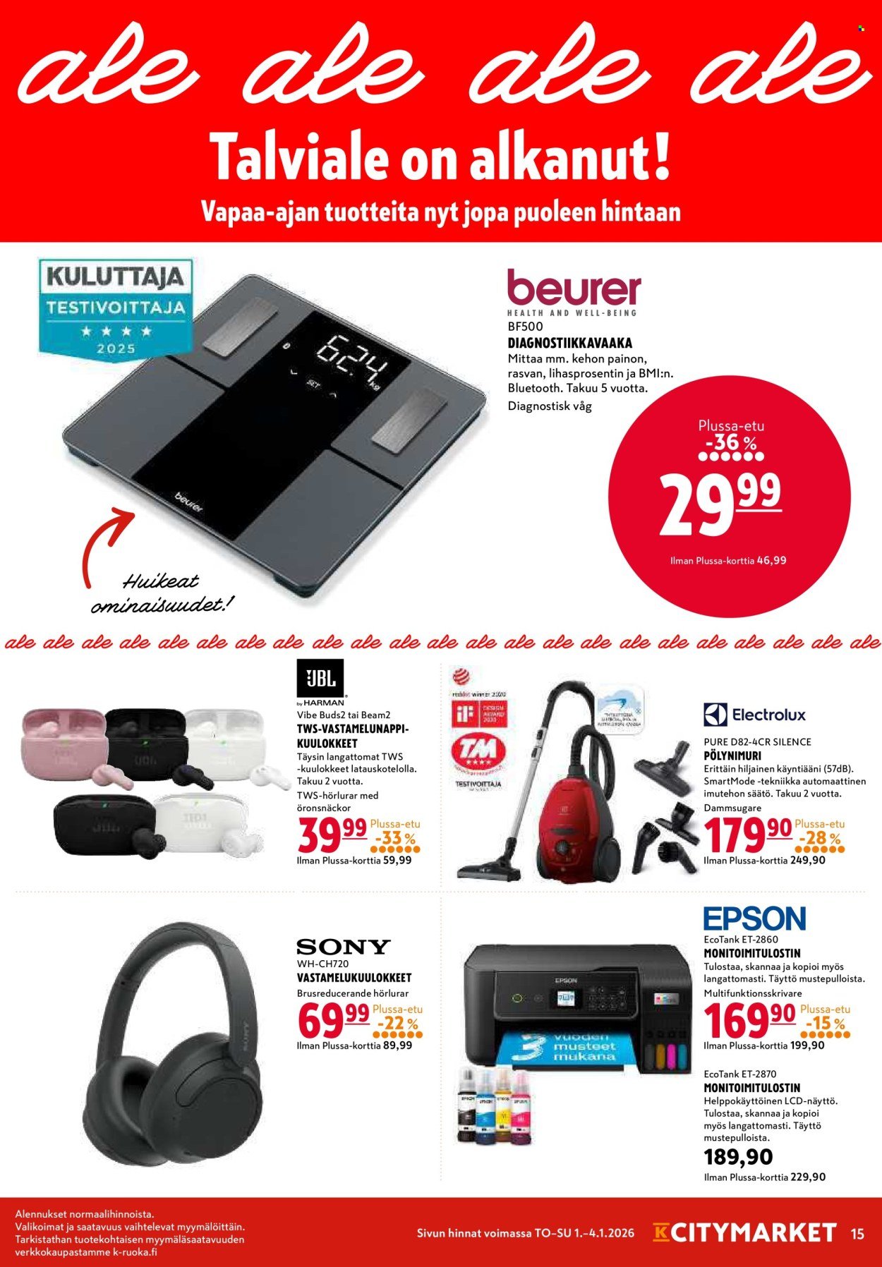 K-CITYMARKET tarjoukset - Alkaen TO 1.1.2026